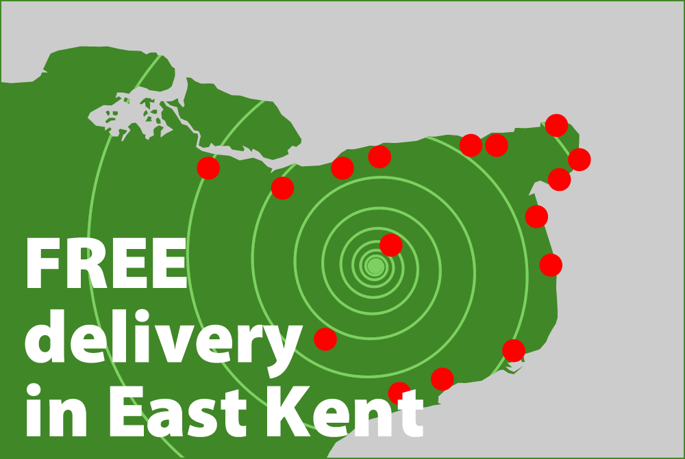 free delivery logs in kent map